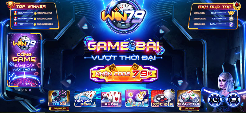 cổng game win79 đa dạng game hot