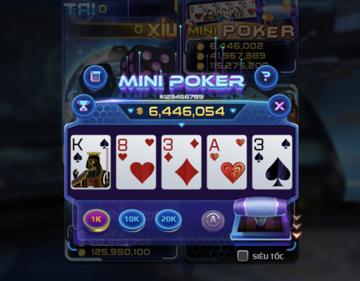 Khám phá tựa game siêu hấp dẫn Mini Poker tại Win79